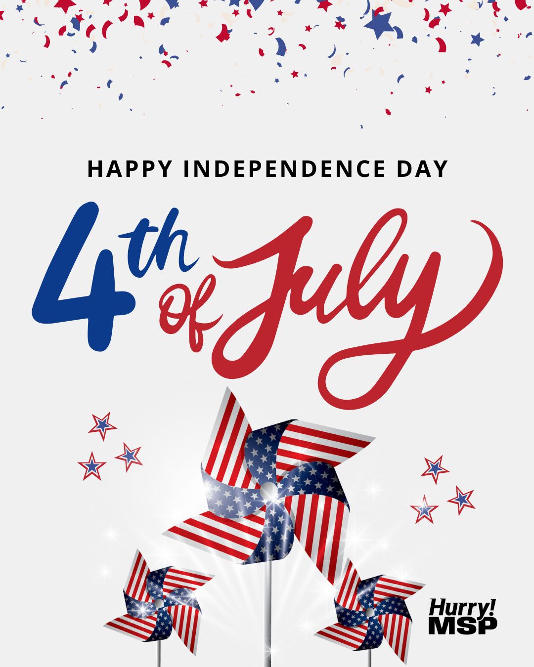 4th of july social media post