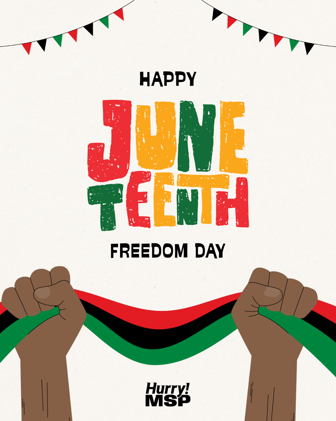 Juneteenth Holiday Social Post