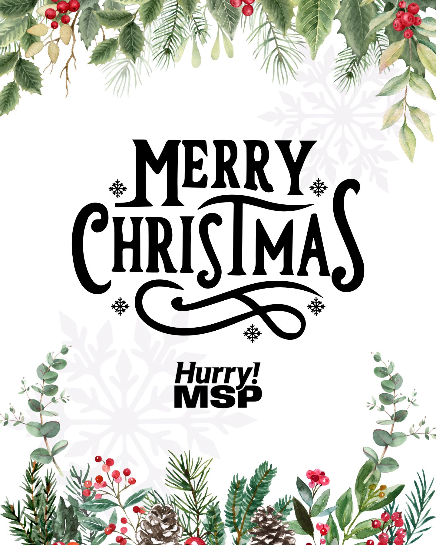 Merry Christmas Social Media Post