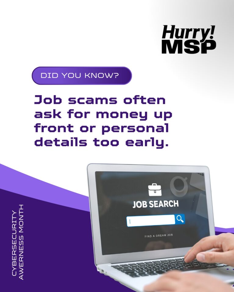 CCAM Day 17 – Spot Job Scams Tip