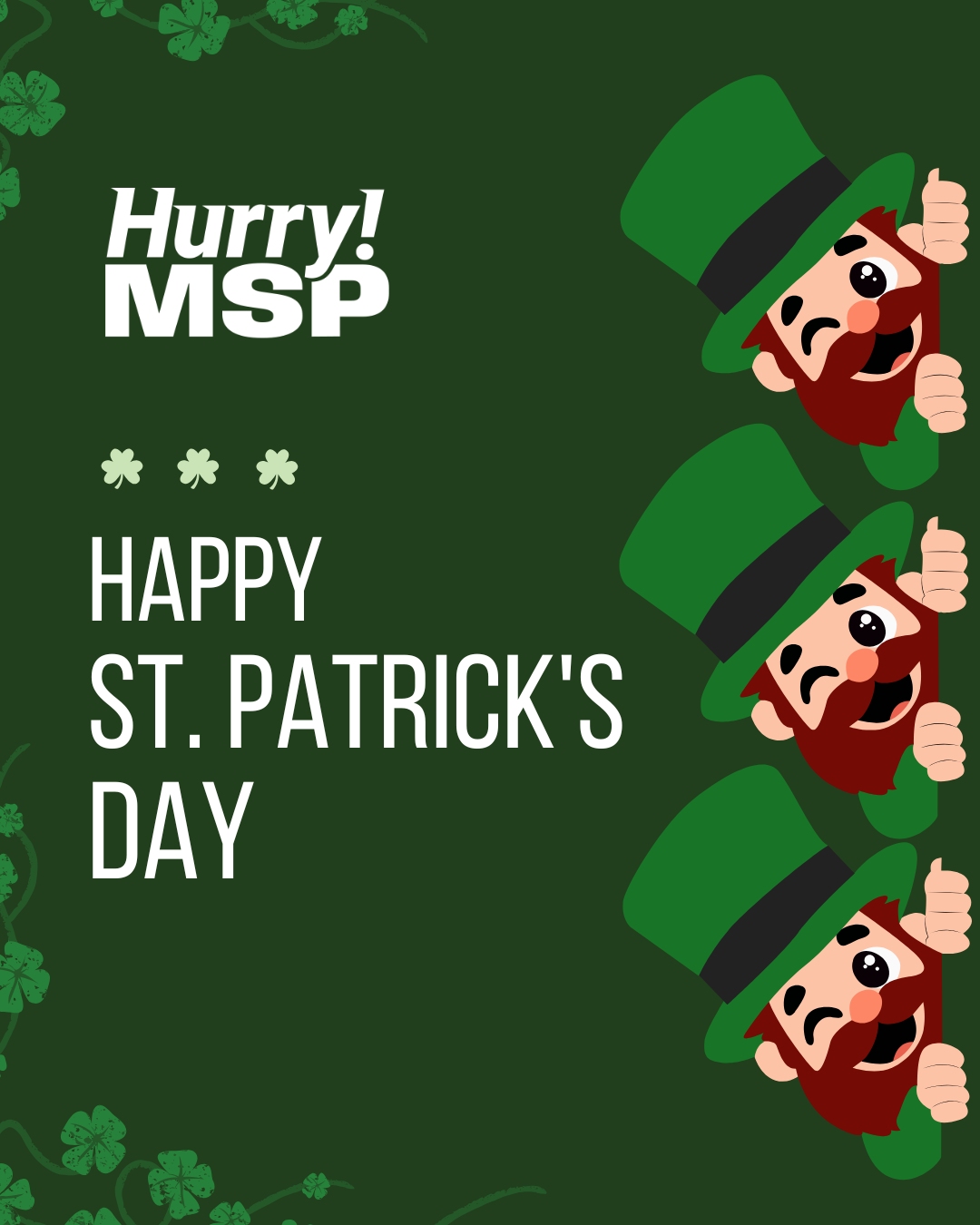 St. Patrick's Day Social Media Post