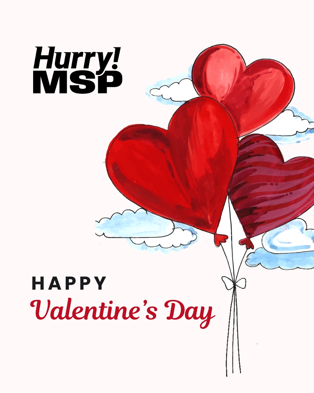 Valentines day social media post